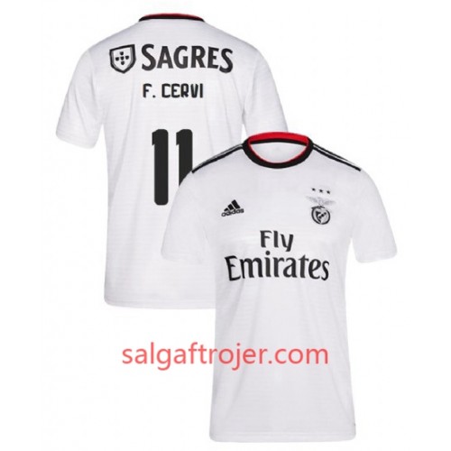 Benfica Fodboldtrøjer Franco Cervi 11 Udebanesæt 2018/19 Kort ærmer Benfica Fodboldtrøjer Franco Cervi 11 Udebanesæt 2018/19 Kort ærmer